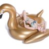 Jasonwell Giant Inflatable Pool Float - Golden Swan Pegasus Pool Floatie Summer Beach Swimming Outdoor Pool Party Lounge Raft Decorations Toys for Adults & Kids Gold Swan 21 61BdUWVHlL