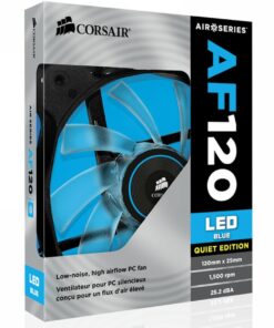Corsair Air Series AF120 LED Quiet Edition High Airflow Fan Single Pack - Blue 120 MM 18 61BdZ7pqDwL