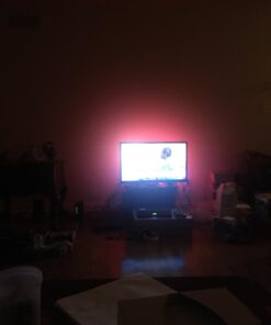 Vansky Led Strip Lights, Bias Lighting for 40-60 inch TV 6.6ft RGB USB Powered LED Light Strip with Remote,TV Backlight Kit for Flat Screen TV,PC 75 61Be50iROiL