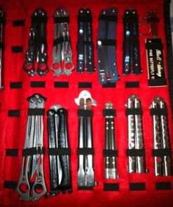 UNITED CUTLERY Large Knife Roll - PVC Exterior, Felt Interior, Carrying Handle, Holds Up to 50 Knives of Different Sizes, Quick-Release Buckle Straps 24 61BelrEOOpL