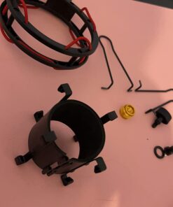 Weymic Black Universal Microphone Shock Mount for Large Diameter Diameter 48-51mm Condenser Microphone Metal Construction 28 61BhUHHLvPL