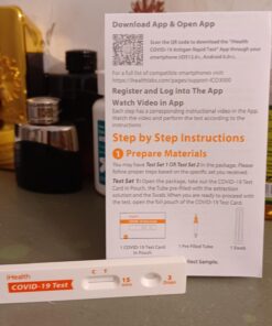 iHealth COVID-19 Antigen Rapid Test, 1 Pack, 5 Tests Total, FDA EUA Authorized OTC at-Home Self Test, Results in 15 Minutes with Non-invasive Nasal Swab, Easy to Use & No Discomfort 29 61BiYStxpKL 1