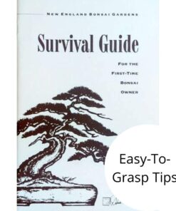 Tinyroots Starter Bonsai Tool Kit - Survival Guide + Set Includes: Butterfly Pruning Shears, Bottle Uncle Bill's Fertilizer, 2 Ounce Frit, Aluminum Wire, Genuine Chinese Mud Figurine - Bamboo Case 9 61BiktWxfhL