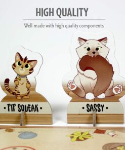 ThinkFun Cat Crimes Brain Game and Brainteaser, for Boys and Girls,1 player, Age 8 and Up - A Smart Game with a Fun Theme and Hilarious Artwork 37 61Bk0tF7UL