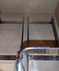 simplehuman 30 Liter / 8 Gallon Under Counter Kitchen Cabinet Pull-Out Trash Can, Heavy-Duty Steel Frame 47 61BkCTPIsyL