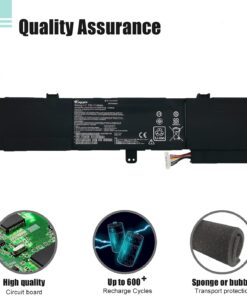 BOWEIRUI C31N1517 Laptop Battery Replacement for ASUS VivoBook Flip Q304 Q304U Q304UA Q304UAK Q304UJ Q303UA Q304UAKP TP301 TP301U TP301UA TP301UJ Series Notebook 0B200-01840000 0B200-01840100 11 61BkjbGI0SL