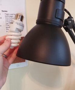 Boston Harbor TL-WK-134E-BK-3L Swing Arm Adjustable Desk Lamp, 60 W, A19, Black 38 61BkrTEW mL