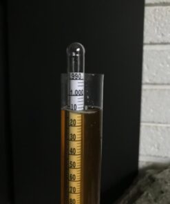 Brewing America American-Made Specific Gravity Hydrometer Alcohol ABV Tester - Pro Series Fermentation Testing Homebrew: Beer, Wine, Cider, Mead - Triple Scale Hydrometer 19 61BlcTHGBfL