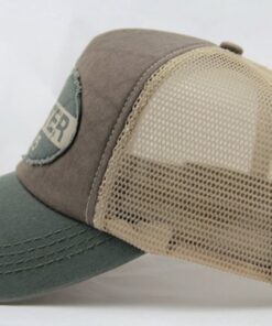 Home Prefer Men's Vintage Mesh Trucker Hat Outdoor Sport Summer Baseball Cap One Size Army Green 12 61BldObkxL