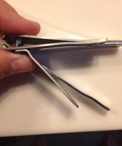 Clyppi Nail Clippers with Swing Out Nail Cleaner/Nail File - Fingernail Clippers / Toe Nail Clippers. Sharp Stainless Steel with Wide Easy Press Lever 50 61BmNFB4BWL