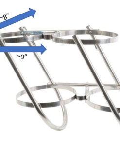 Taylor Made Product 2009, 2 Fender Rack, Stainless Steel, 7 inch to 9 inch Size 3 61BmUW1CdQL