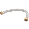 SharkBite 3/4 Inch x 3/4 Inch FIP x 18 Inch Stainless Steel Braided Flexible Water Heater Connector, Push To Connect Brass Plumbing Fitting, PEX Pipe, Copper, CPVC, PE-RT, HDPE, U3088FLEX18LF SharkBite 18 in 5 61Bnf8fJEhL