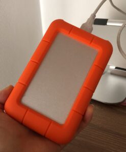 LaCie Rugged Mini 5TB External Hard Drive Portable HDD – USB 3.0/2.0 Compatible, Drop Shock Dust Rain Resistant Shuttle Drive, For Mac And Computer Desktop Workstation PC Laptop (STJJ5000400) 18 61BniG I83L