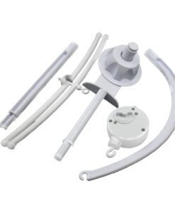 26inch White Baby Crib Mobile Music Box Bed Bell Toy Holder Arm Bracket Nut Screw Music Box Holder Set Parts for Baby Bed Perambulator (Without Dolls) 17 61Bo7H4bJkL
