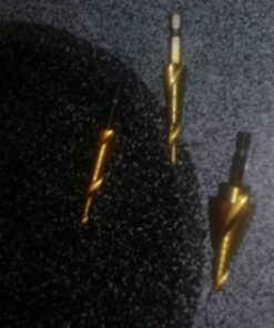 Neiko - 43219-22909 10181A Quick Change HSS Titanium Coated Spiral Grooved Step Drill Bit 3-Piece Set | 31 Step Sizes in One Kit 14 61BoBT1cV9L