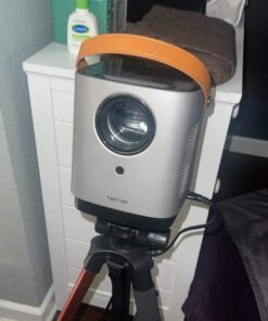 5G WiFi Bluetooth Projector, TOPTRO TR23 Outdoor Projector 1080P Supported 15000 Lumen, Mini Projector with 360 Degree Surround Sound, Dust-Proof, Projector Compatible with TV Stick, iOS, Android, PS5 Grey 44 61BphCbBcXL