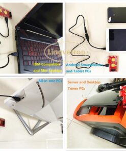 Alternative view of Lingvetron New V8 PCIe USB Post Test Card Motherboard Diagnostic Tester Kit Unique USB Diagnosis for PC Laptop Server All in One Mini PC Mac Android Phone Tablet Computer Analyzer Multi Ports Support