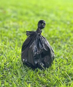 Amazon Basics Standard Dog Poop Bags with Dispenser and Leash Clip, Unscented, 900 Count, 60 Pack of 15, Black, 13 Inch x 9 Inch 15 Count (Pack of 60) 21 61BpwFkEEJL