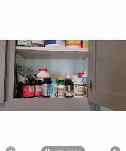 Cabinet Caddy SNAP! Sliding Spice Rack Organizer for Cabinet, Just Pull & Rotate, 3 Snap-In Shelves Adjust for 5 Levels of Storage, Magnetic Modular Design, Non-Skid Base, 8.9”H x 6.1”W x 10.8”D 40 61BqTgIMPHL