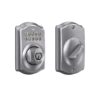 Schlage BE365 CAM 626 Camelot Keypad Deadbolt, Electronic Keyless Entry Lock, Satin Chrome 42 61Br8f2XynL