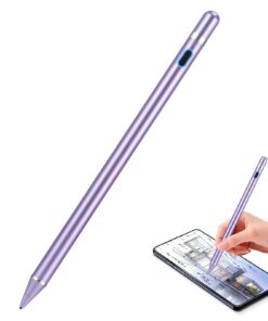 Active Stylus Pens for Touch Screens, Digital Stylish Pen Pencil Rechargeable Compatible with Most Capacitive Touch Screens Purple 13 61BrjGXtpQS