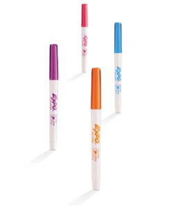 EXPO 1884308 Low-Odor Dry Erase Markers, Ultra Fine Tip, Fashion Colors, 4-Count 4-count - FASH 14 61Brxz5TiTL