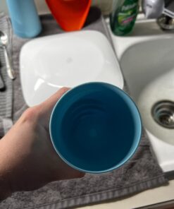 US Acrylic Newport 20 ounce Unbreakable Plastic Stackable Water Tumblers in Blue Sky | Set of 12 Drinking Cups | Reusable, BPA-free, Made in the USA, Top-rack Dishwasher and Microwave Safe 20-ounce 33 61Bs0t8zYEL