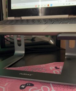 Nulaxy Laptop Stand, Detachable Ergonomic Laptop Mount Computer Stand for Desk, Aluminum Laptop Riser Notebook Stand Compatible with MacBook, Dell XPS, All 10-16" Laptops - Gray A-Grey 30 61BtOXmWDL