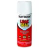 Rust-Oleum 267970 LeakSeal Flexible Rubber Coating Spray, 12 Ounce, White, 12 Fl Oz