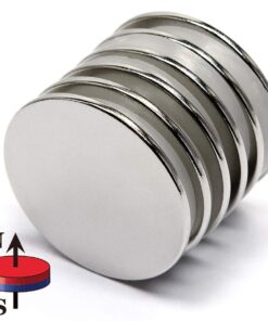 N52 Disc Neodymium Magnets Dia 1.26 x 1/16" Strongest Grade Rare Earth Magnets Discs - Science Projects, Fridges and Refrigerators, Crafting and Hobbies - Pack of 6 8 61Bup60AsHL