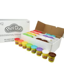 Play-Doh Bulk Pack of 48 Cans, 6 Sets of 8 Modeling Compound Colors, Perfect for Halloween Treat Bags, Party Favors, Arts & Crafts, 3oz, Preschool Toys 2+ (Amazon Exclusive) 14 61BvnqFddhL