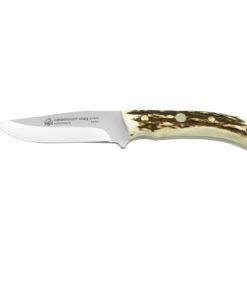 Puma Knives Puma IP Catamount Stag Handle Hunting Knife With Leather Sheath,