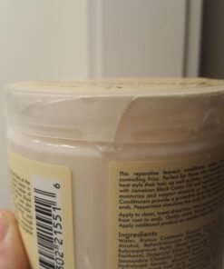 Shea Moisture Leave in Conditioner with Jamaican Black Castor Oil for Hair Growth, Strengthen & Restore, Vitamin E, Curly Hair Products Safe for use on Hair Color, 15 Oz 15 Fl Oz (Pack of 1) 45 61BwRFOegZL