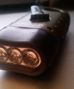 MECO Hand Cranking Solar Powered Rechargeable Flashlight Emergency LED Flashlight Carabiner Dynamo Quick Snap Clip Backpack Flashlight Torch Weather Ready, 8 Lumen - Green 23 61Bxa4MOnCL