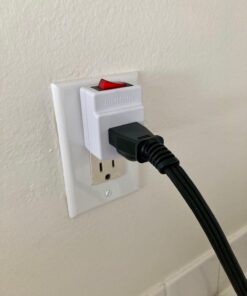 Bindmaster 3 Prong Grounded Single Port Power Adapter for Outlet with Indicator Lighted On/Off Switch to be Energy Saving {1 Pack}…… 1 Pack White Grounded 21 61ByBgKeehL