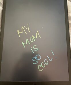 LCD Writing Tablet, 12 Inch Kids Toys Colorful Doodle Board, Toddler Girl Toys for 3 4 5 6 7 8 Year Old Boys Baby, Drawing Doodle Pad Christmas Birthday Gift for Children (Black) 12'' Black 24 61Bz0fU7OTL