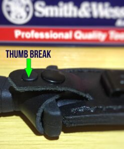 Smith & Wesson SWHRT9B 9in High Carbon S.S. Fixed Blade Knife with 4.7in Dual Edge Blade and TPE Handle for Outdoor, Tactical, Survival and EDC Standard Packaging 59 61BzLYatzvL 1