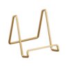Tripar 4-Inch Metal Gold Plated Square Book Holder/Stand, Wire Mini Easel, Small Photo Stands for Table, Display for Picture Frames, Plaques, & Plates 1 16 61BzZSNpnkL