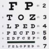 Graham-Field 1240 Grafco Snellen Eye Chart, Plastic with Non-Reflective Matte Finish, 22" x 11" 11 61C0ss0CwmL