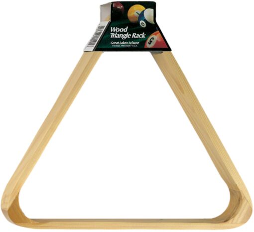 Viper Billiard/Pool Table Accessory: 8-Ball Rack, Hardwood Triangle, Holds Standard 2-1/4" Sized Balls Fоur Paсk