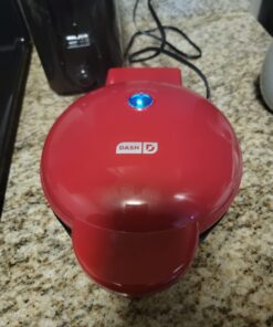 DASH 8” Express Electric Round Griddle for for Pancakes, Cookies, Burgers, Quesadillas, Eggs & other on the go Breakfast, Lunch & Snacks - Red 42 61C16myiiOL