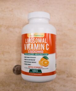 POTENT NATURALS Liposomal Vitamin C 1500mg, Vitamin C Supplement - High Absorption Ascorbic Acid - Immune-Support Supplement & Helps Collagen Production- 180 Capsules 1500 MG 26 61C1V9EHQgL