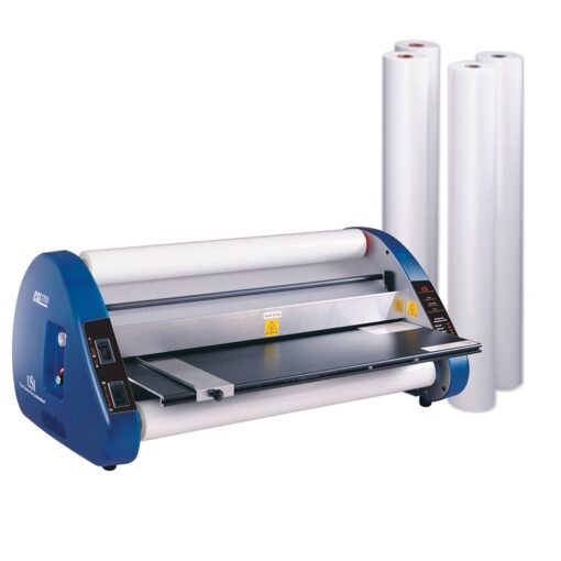 USI Thermal Roll Laminator Kit, UL-Listed CSL 2700 Laminates Films up to 27 Inches Wide, 3 Mil Thick on a 1 Inch Core; Includes 4 Rolls of Opti Clear Low-Temp Film, Industry Best 2-Year Warranty CSL 2700 Plus Film