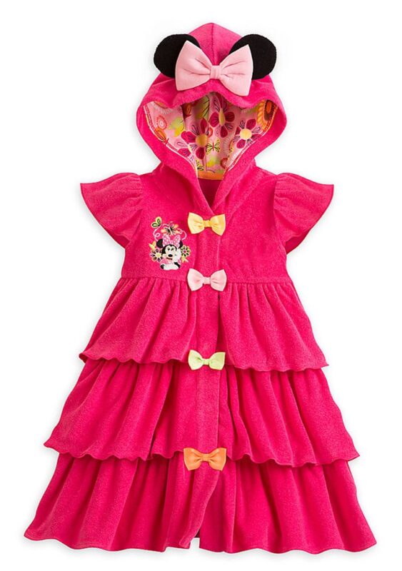 Disney Store Minnie Mouse Clubhouse Cover Girl Swimsuit Cover-Up for Girls 4 Pink