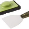 Little Griddle GK540 Heavy Duty Professional Grade Stainless Steel Blade Scraper and Restaurant Grade Scrubber for Cleaning Outdoor Gas or Charcoal Grill Griddles 15 61C4Iwz3eBL