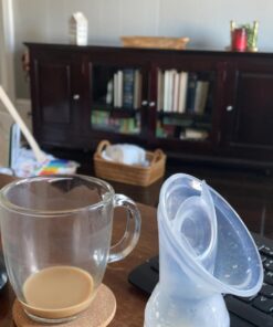 haakaa Manual Breast Pump for Breastfeeding, Silicone, Clear 4oz/100ml 1 Count (Pack of 1) 17 61C4wDH0vnL