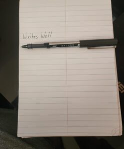 Rollerball Pen Fine Point Pens: 16 Pack 0.5mm Black Gel Liquid Ink Pens Extra Thin Fine Tip Pens, Rolling Ball Point Writing Pens for Note Taking, Signature, Journal, Office/Stationary Supplies 30 61C4yp5l0L