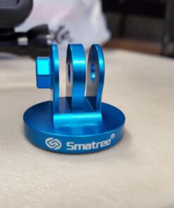 Smatree Aluminum Tripod Mount Adapter for GoPro Session, Hero 11, 10, 9, 8, 7, 6, 5, 4, 3 Plus, 3, 2, 1 HD, GoPro Hero 2018,DJI OSMO Action,Joby Gorilla Pod,GoPro Hero 7 Silver,GoPro Tripod, Blue 20 61C6LqBi3DL