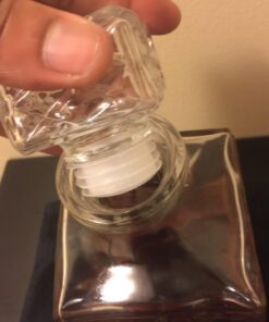 Bormioli Rocco Selecta Collection Whiskey Gift Set – Sophisticated Etched 33.75oz Decanter & 6 9.5oz Glass Tumblers With Starburst Detailing – For Whiskey, Bourbon, Scotch & Liquor 7 Piece Set Standard Packaging 35 61C7tcQ OL