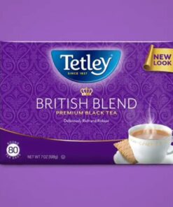 Tetley British Blend Premium Black, 80-Count Tea Bags, 7 Ounce, (Pack of 6) (Packaging may vary) 7 Ounce (Pack of 6) 15 61C8UamiAyL